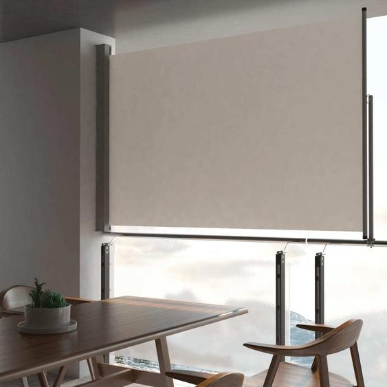 The Living Store Store latéral extensible 160x300 cm Crème