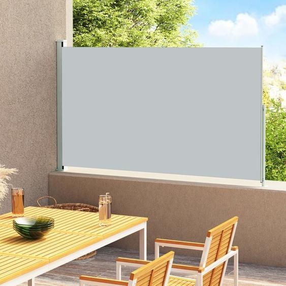 The Living Store Store latéral extensible 180x300 cm Gris