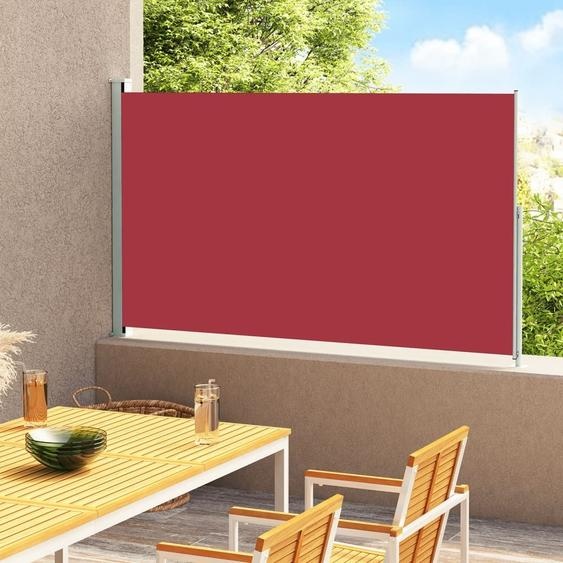 The Living Store Store latéral extensible 180x300 cm rouge