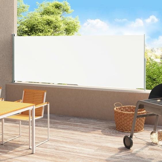 The Living Store Store latéral extensible 180x500 cm Crème