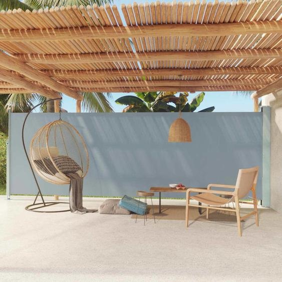 The Living Store Store latéral extensible 180x600 cm Gris