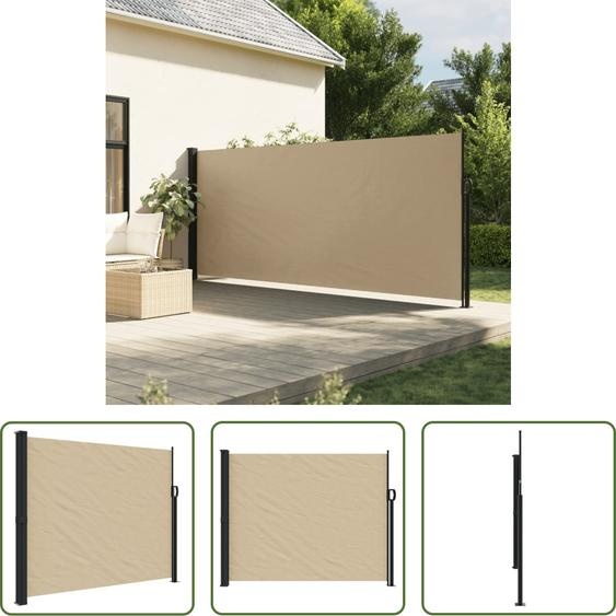 The Living Store Store latéral extensible Beige 160x600 cm