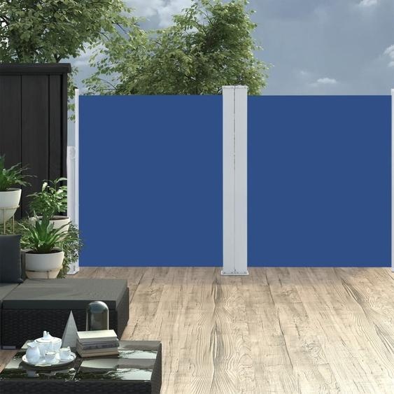 The Living Store Store latéral extensible bleu 140 x 600 cm