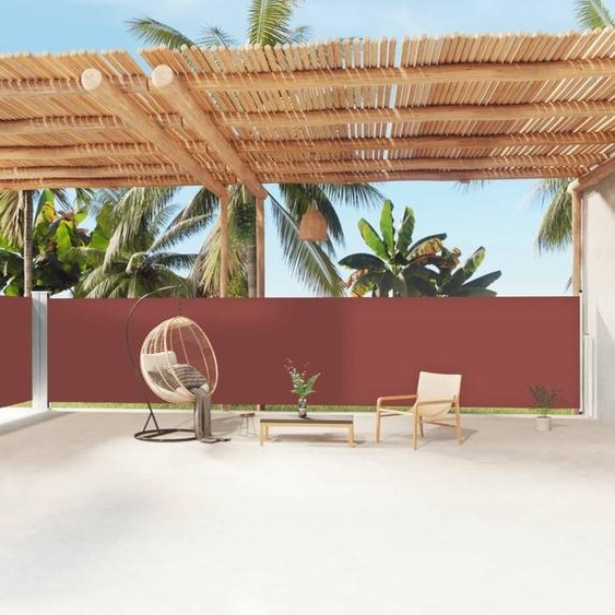 The Living Store Store latéral extensible brun 160x1200 cm