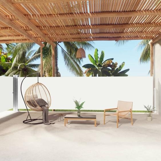 The Living Store Store latéral extensible Crème 160x1000 cm