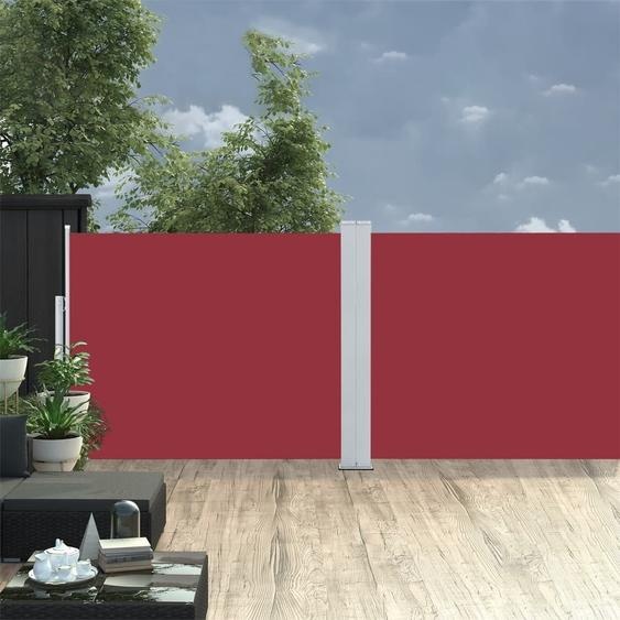 The Living Store Store latéral extensible rouge 140 x 1000 cm