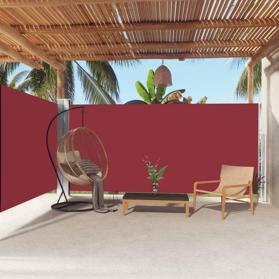 The Living Store Store latéral extensible rouge 180x600 cm