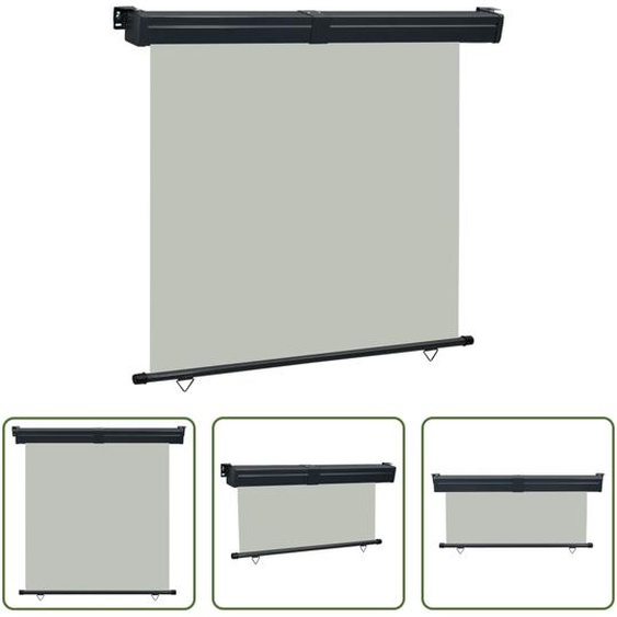 The Living Store store pour balcon 175x250 cm gris