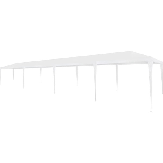 The Living Store Tente de réception 3x12 m PE Blanc