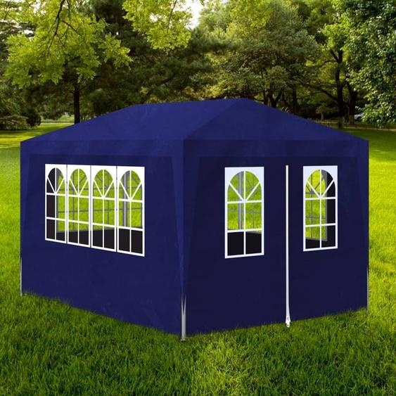 The Living Store Tente de réception 3x4 m Bleu