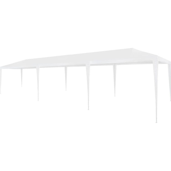 The Living Store Tente de réception 3x9 m PE Blanc