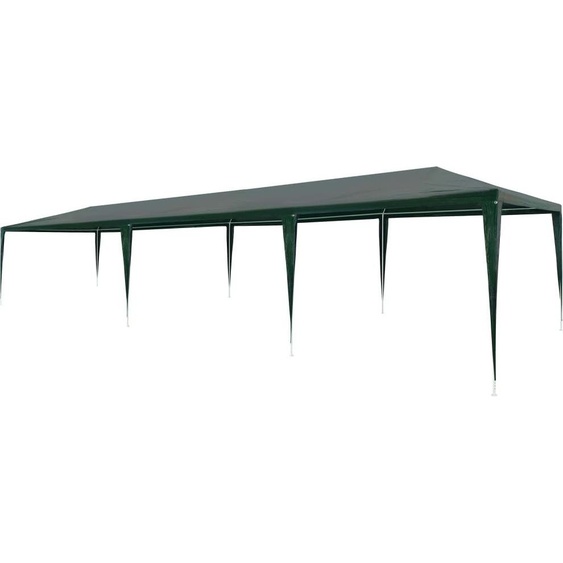 The Living Store Tente de réception 3x9 m PE Vert