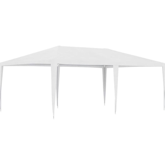 The Living Store Tente de réception 4 x 6 m Blanc