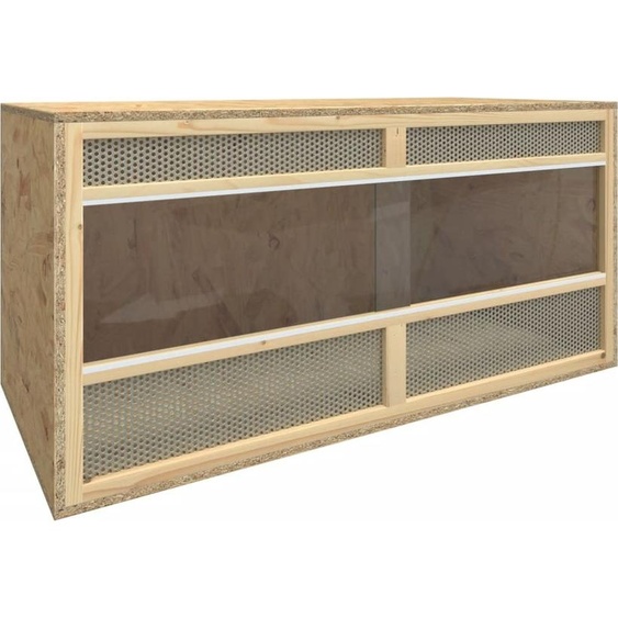 The Living Store Terrarium en bois composite 100x47x47 cm