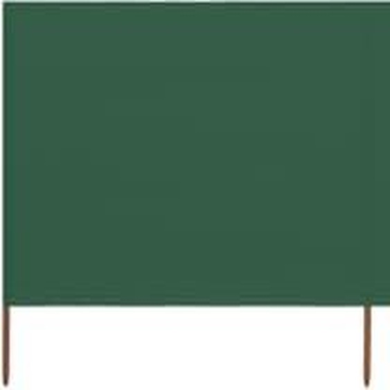 The Living Store Tissu brise-vent 5 pièces 600 x 160 cm Vert