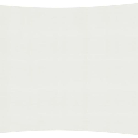 The Living Store Voile dombrage 160 g/m² Blanc 6x7 m HDPE