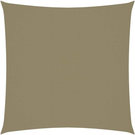 The Living Store Voile dombrage en tissu Oxford Carré 6x6 m Beige