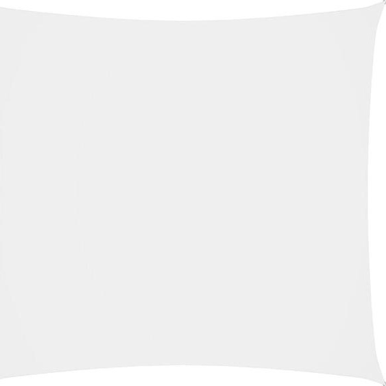 The Living Store Voile dombrage Oxford Tissu Carré 6x6 m Blanc
