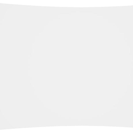 The Living Store Voile dombrage tissu Oxford rectangulaire 4x7 m blanc