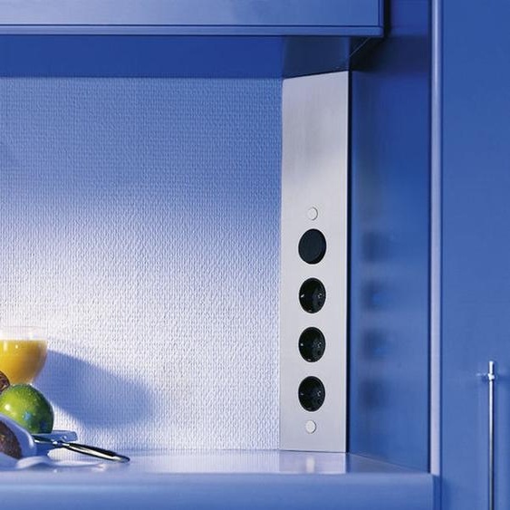 THEBO ST 3007 Colonne dangle dénergie en acier inoxydable quadruple sans interrupteur