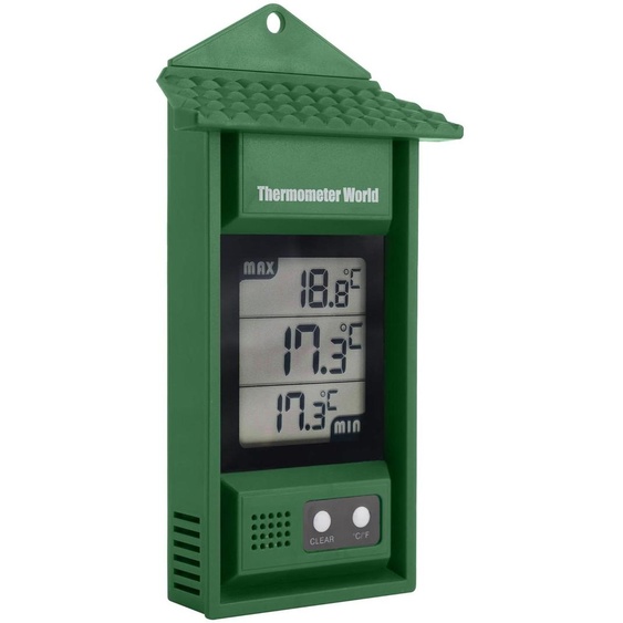 Thermometer World - Thermomètre numérique Max Min pour serre
