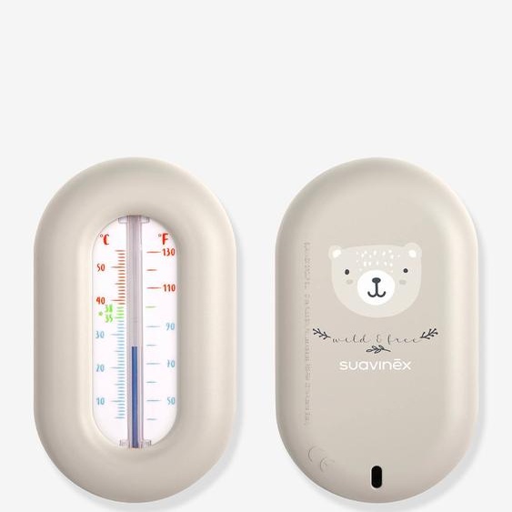 Thermomètre de bain beige