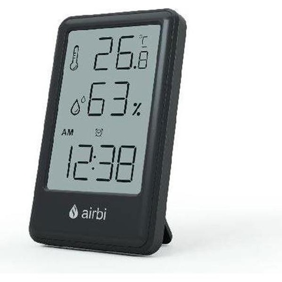 Thermomètre et hygromètre dambiance Airby FRAME noir