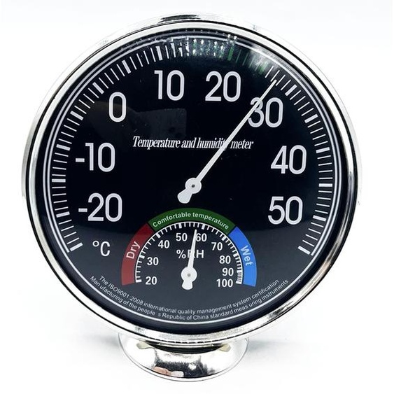 Thermomètres et hygromètres analogiques pour intérieur, à poser sur une table, poids : 0,11 kg