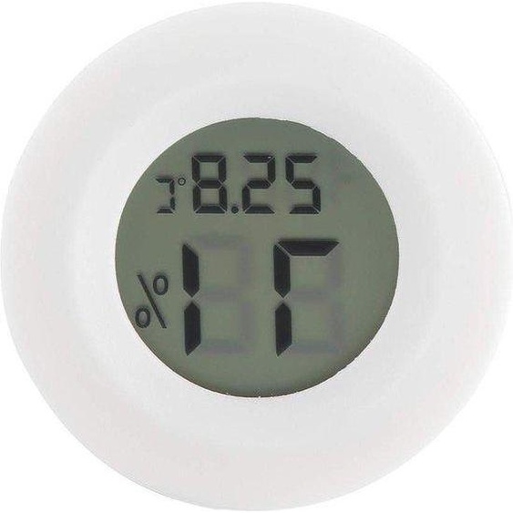 Thermomètres et hygromètres numériques pour terrariums - Affichage LCD de la température et de lhumidité - Incubateur pour terrarium - Grand écran LCD - Bassin pour reptiles - Blanc.