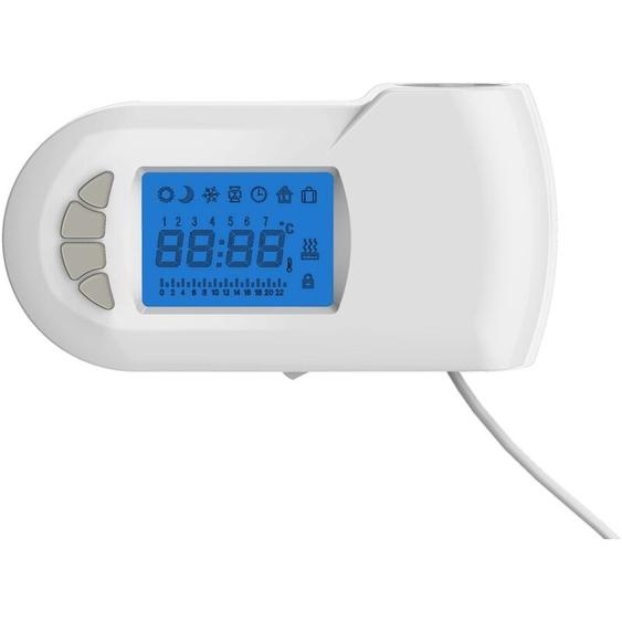 Thermoplongeur pour radiateur sèche-serviettes E700W - avec thermostat numérique blanc - deux puissances disponibles 600 watts - Bernstein