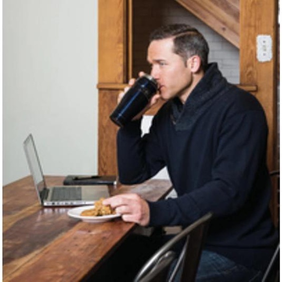 THERMOS Gobelet isotherme STAINLESS KING, 0,47 litre, rouge