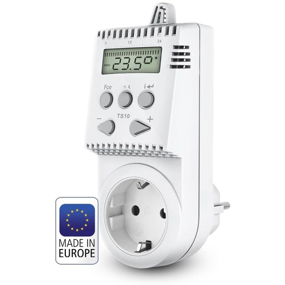 Thermostat à fiche 230 V, programmable avec protection contre le gel