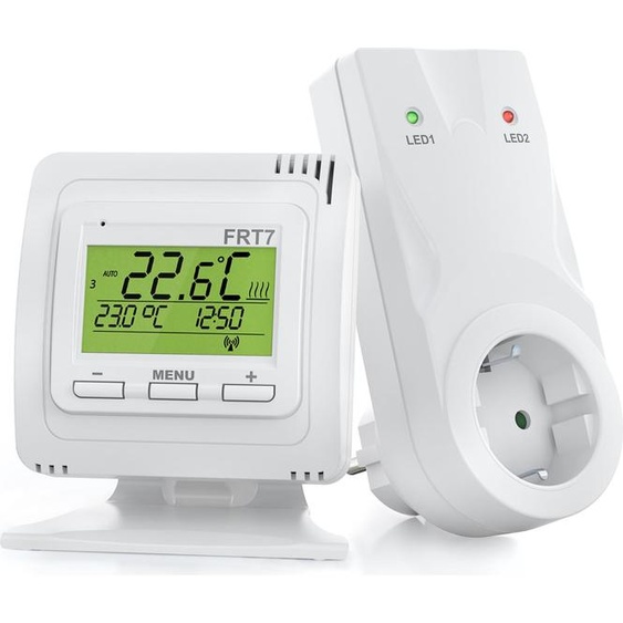 Thermostat dambiance sans fil avec récepteur, grande portée, pour systèmes de chauffage électrique