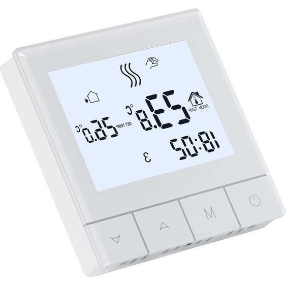 Thermostat LCD intelligent à écran tactile, programmable pour le chauffage au sol électrique, 16 A, TDS75-EP