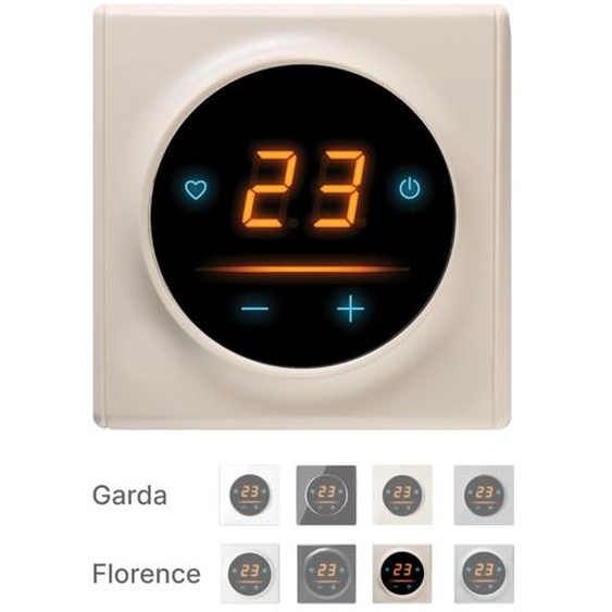 Thermostat OneKeyElectro 25 WIFI Touch avec cadre Florence - beige