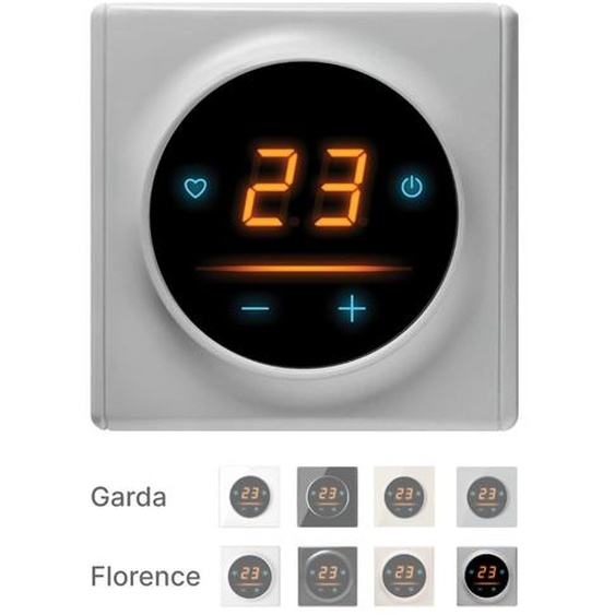 Thermostat OneKeyElectro 25 WIFI Touch avec cadre Florence - gris
