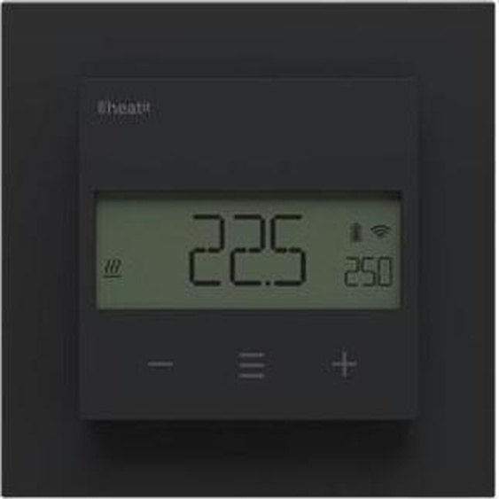 Thermostat Z-Wave à piles, série 800, noir mat