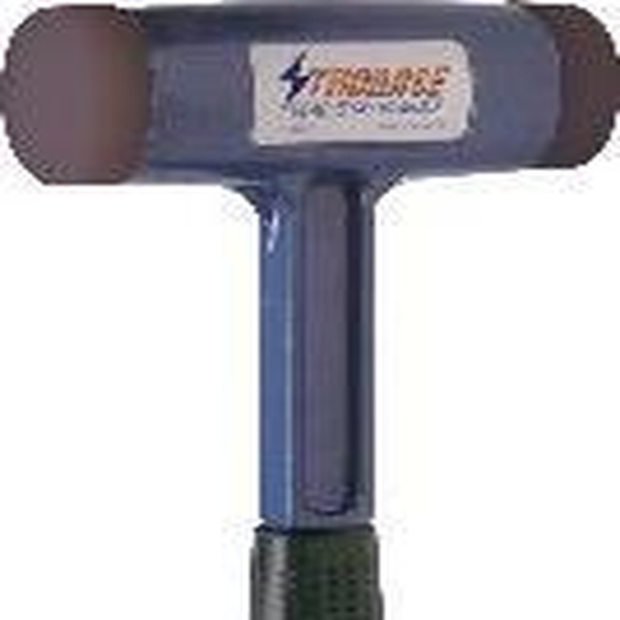 THOR Marteau sans rebond avec inserts en polyuréthane, rond (Ø) 63 mm, 2.000 g