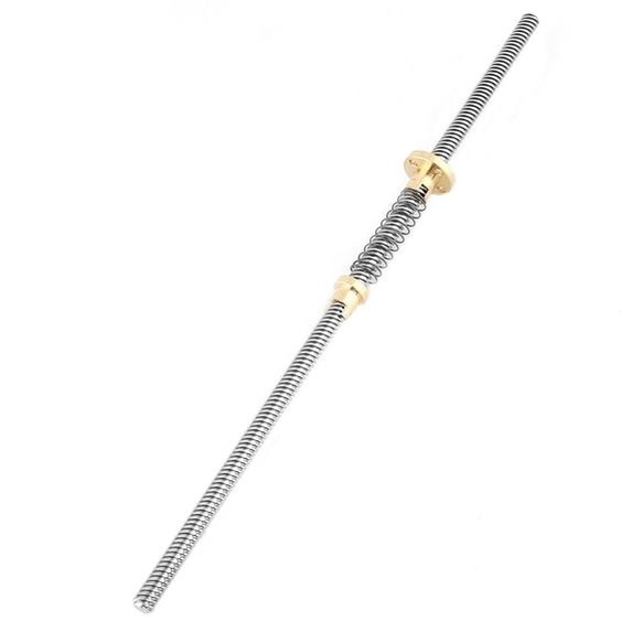 Tige filetée T8 avec écrou à ressort sans jeu pour imprimante 3D (300 mm)
