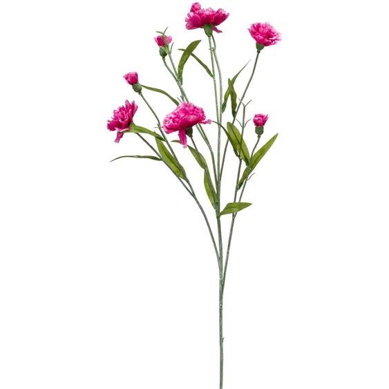 Tige ramifiée artificielle de dianthus rose 70cm