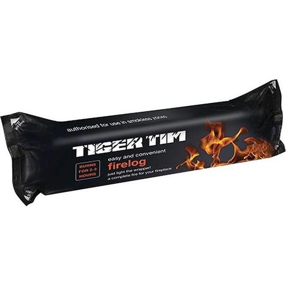 Tiger Tim Fire Log WI1678 (Taille unique) (Une seule couleur)