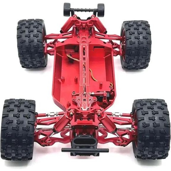 TIMEA Châssis amélioré en métal pour Suchiyu SCY 1/16 16101, série complète JJRC C8805, pièces de mise à niveau en métal, modèle Rc, voiture sur chenilles, camion, Buggy