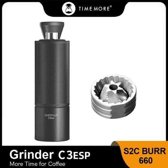 TIMEMORE Store – moulin à café manuel châtaigne C3ESP, capacité 25g, noyau en acier réglable à la main, bavure, envoyer une brosse de nettoyage