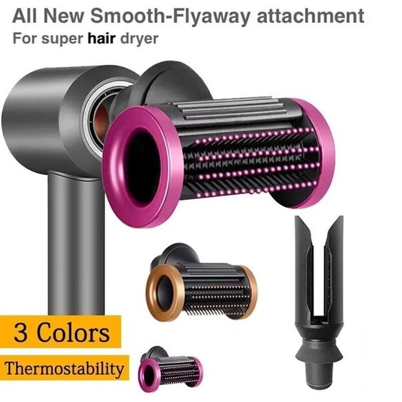 TINGBAI Buse anti-vol pour sèche-cheveux Dyson Supersonic, nouveau sèche-cheveux Flyaway, buses de rêve, sans fusion, accessoires HD15, 200 ℃