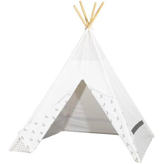 Tipi En Toile En Coton Blanc