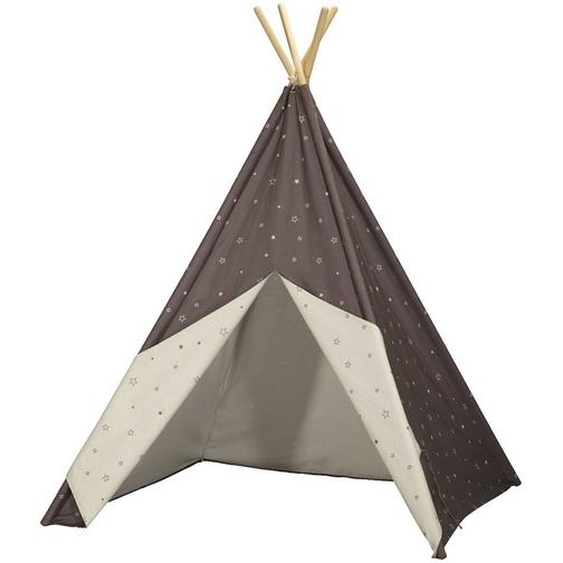 Tipi En Toile En Coton Gris