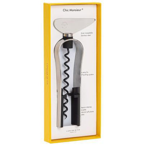 Tire-bouchon Chic Monsieur inox L21 cm