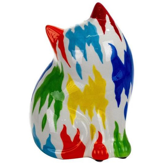 Tirelire - NO NAME - Chat - Dolomie - Blanc - Asymétrique