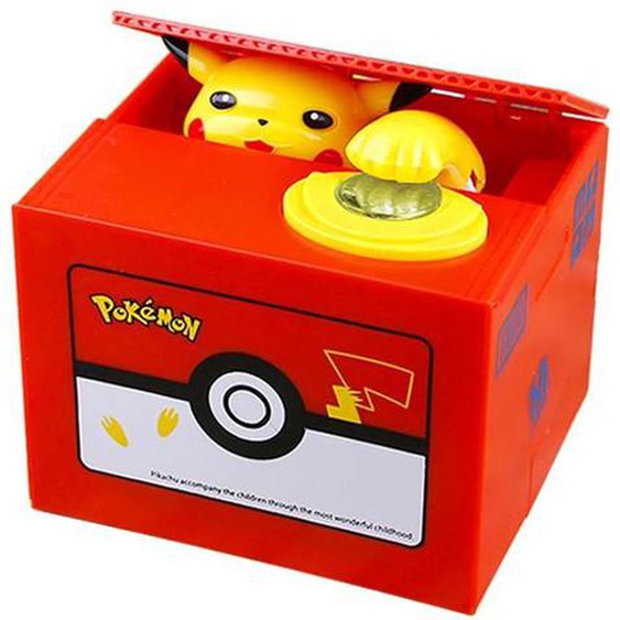 Tirelire Pokémon Pikachu pour enfants – Tirelire électronique, design dessin animé, cadeau de Noël idéal pour économiser des pièces