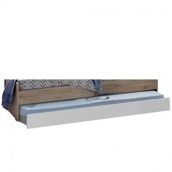 Tiroir gigogne VOLVERINE blanc 90 pour lit 90*200 cm
